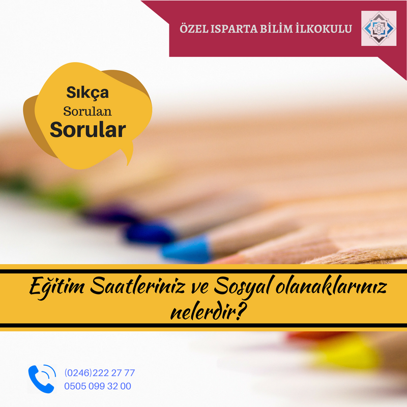 Eğitim Saatleri ve Sosyal Olanaklar